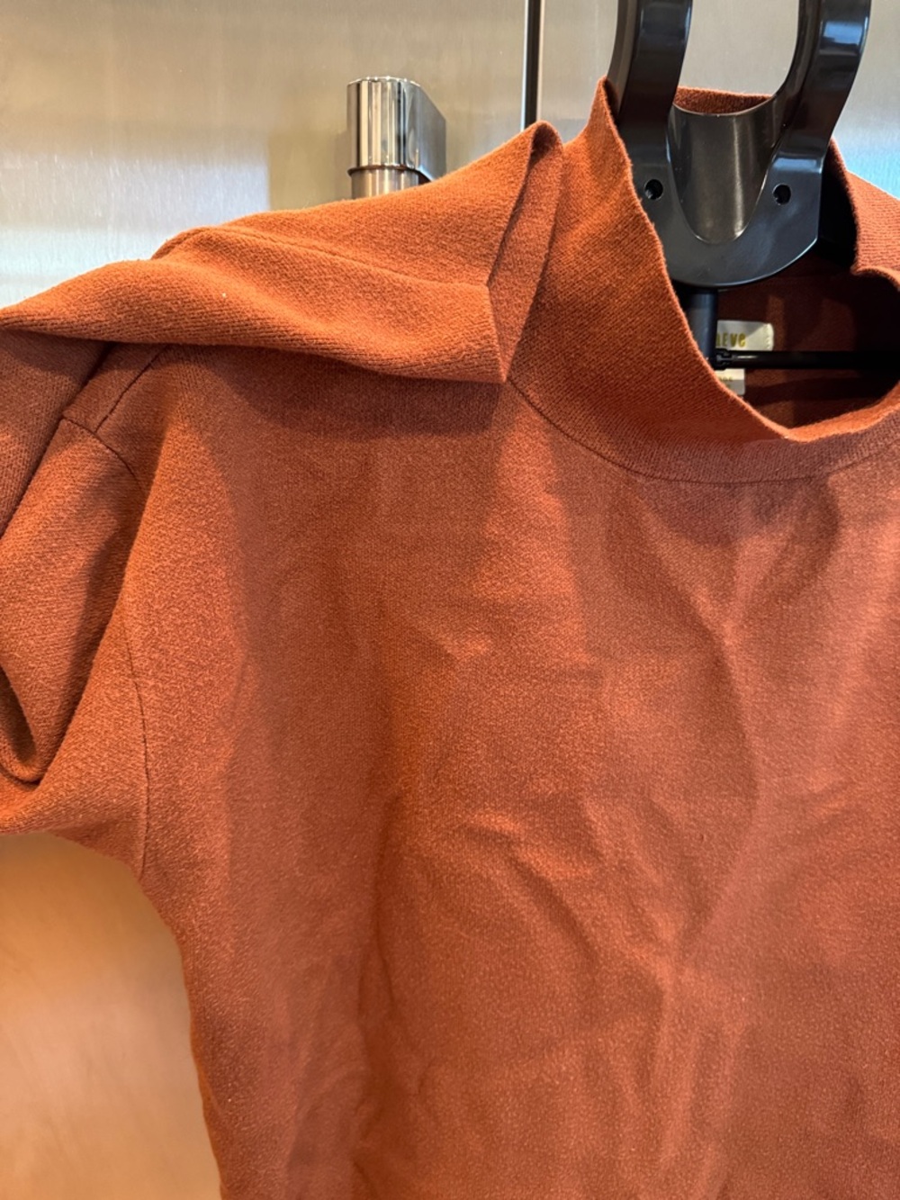 Anthropologie Women’s Turtleneck Sweater - Rust Brown - Picture 4 of 9